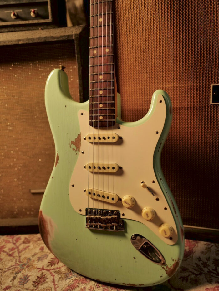 Fender Stratocaster CS '59 reissue heavy relic surf green
