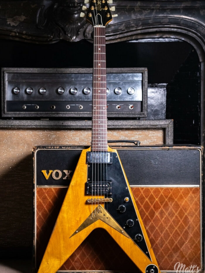 Gibson Flying V Korina reissue 1984