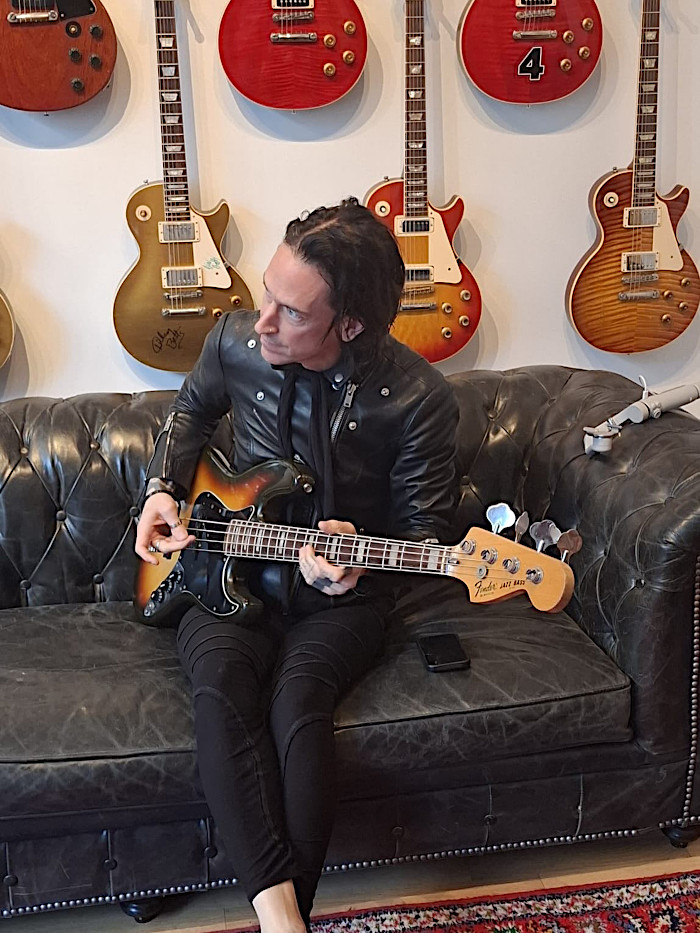 Jimmy Gnecco en visite à Paris et au shop