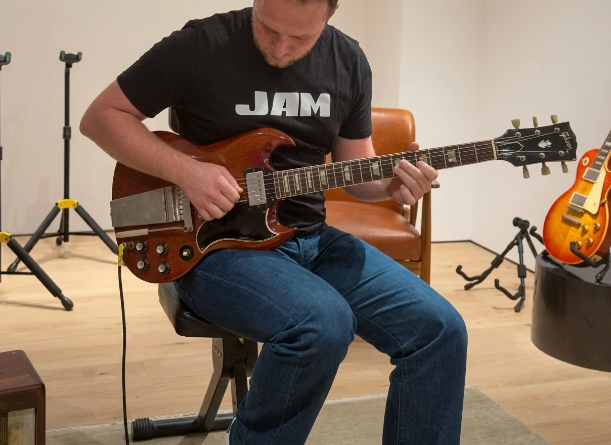 Jim Irsay Collection : la Gibson SG de George Harrison